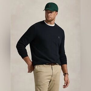 Ralph Lauren Polo Mesh-Knit Cotton Crewneck Sweater NWT
